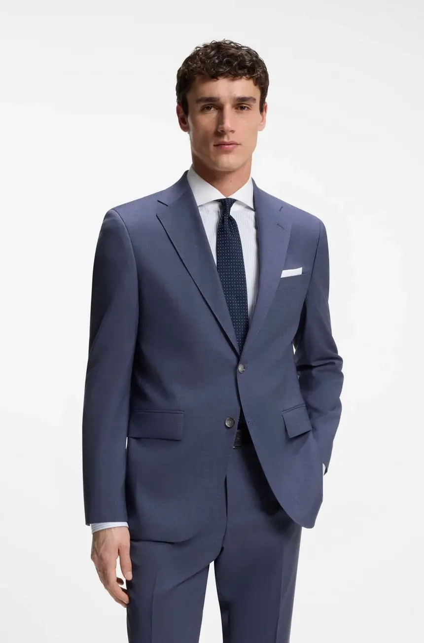 Костюм Hugo Boss regular fit з вовни — фото 3